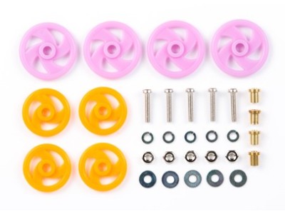 T15381 タミヤ グレードアップパーツ 低摩擦プラローラーセット