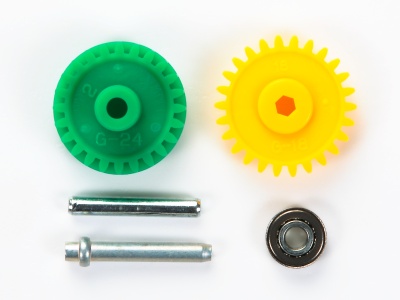 T15434　タミヤ　ミニ四駆 ハイスピードEX カウンターギヤセット （3.7:1）