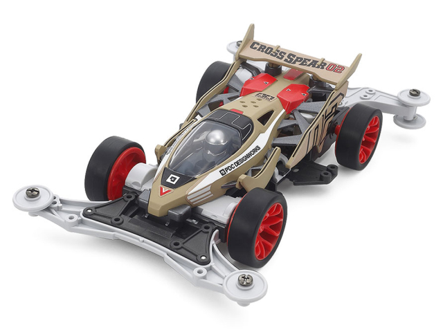 BANDAI ミニ四駆 Siegried 011 T18104 タミヤ レーサーミニ四駆 クロススピアー 02 (VZシャーシ)