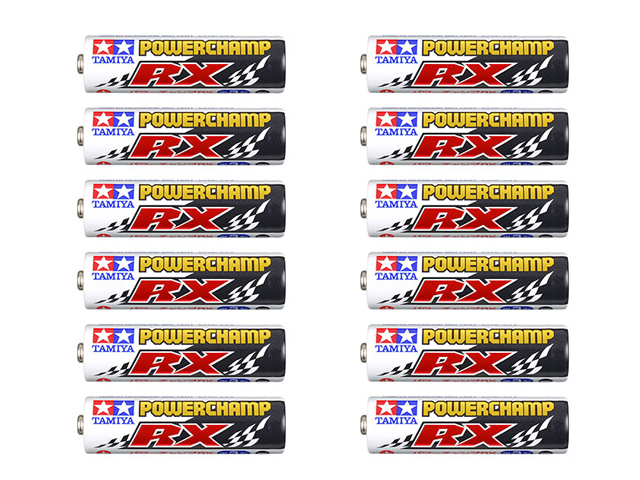T55120 タミヤ ミニ四駆バッテリー パワーチャンプRX (12本)