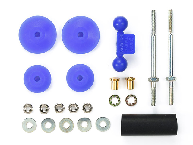 T95429　タミヤ　大径スタビヘッドセット (11mm・15mm) (ブルー)