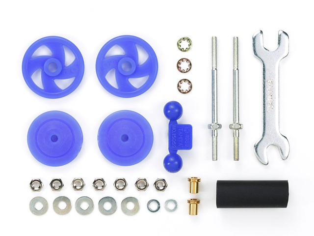T95430　タミヤ　大径スタビヘッドセット (17mm) (ブルー)