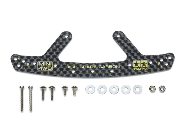 T95692　タミヤ　HG カーボンフロントバンパープレート (1.5mm)