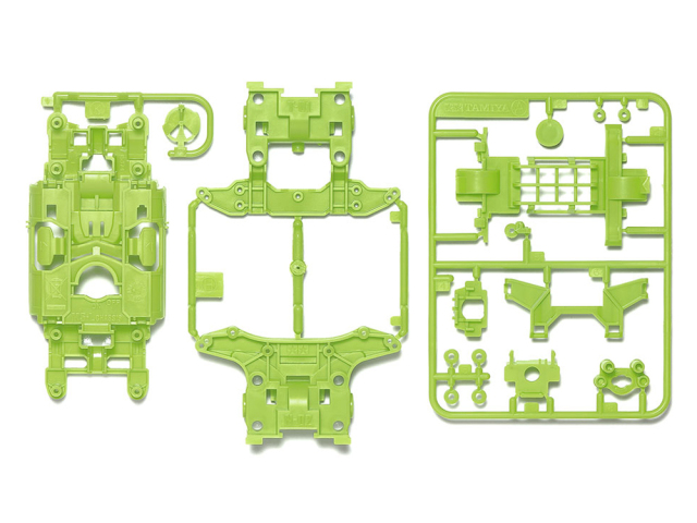 タミヤ MSカラーシャーシセット (イエローグリーン) ミニ四駆ステーション