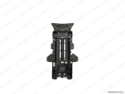 TA1314 タミヤアフターパーツ VZシャーシ（メタリックグレー）