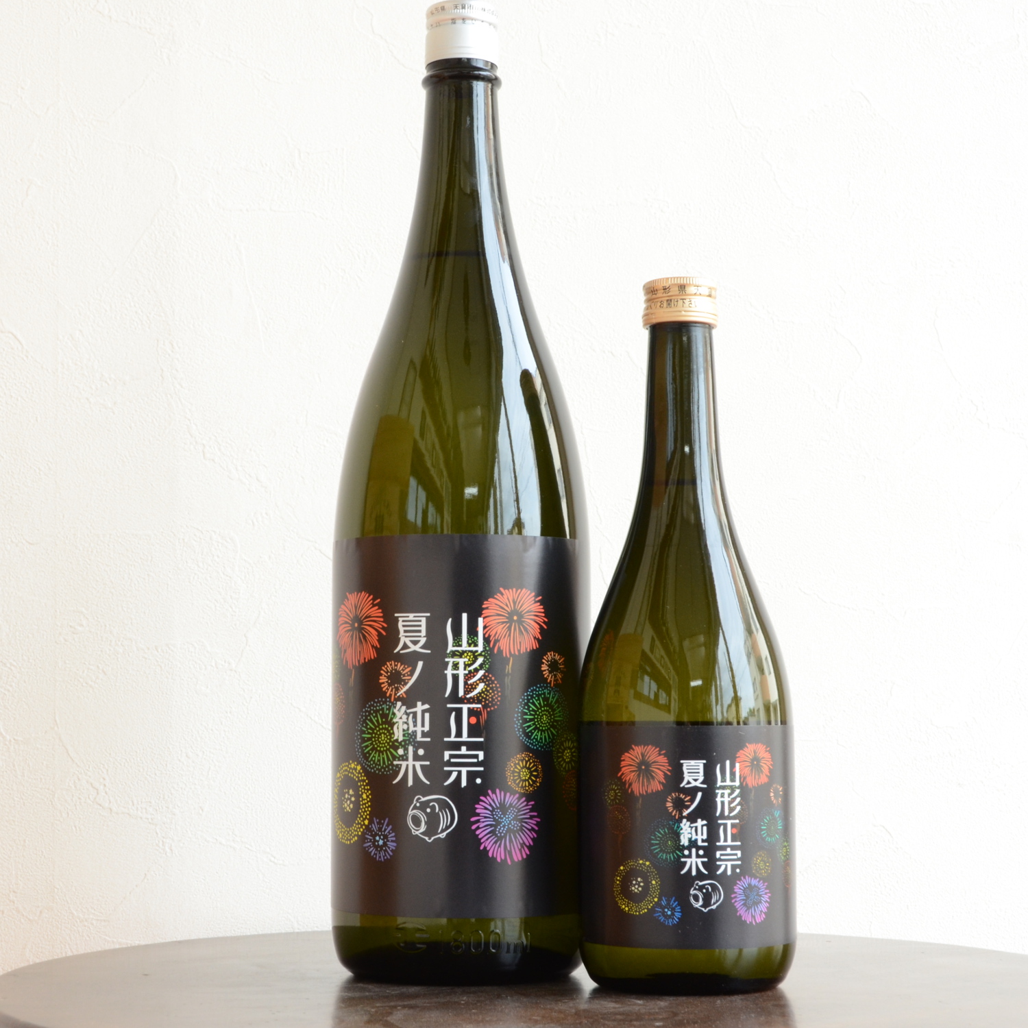 山形正宗　純米吟醸　夏ノ純米花火ラベル