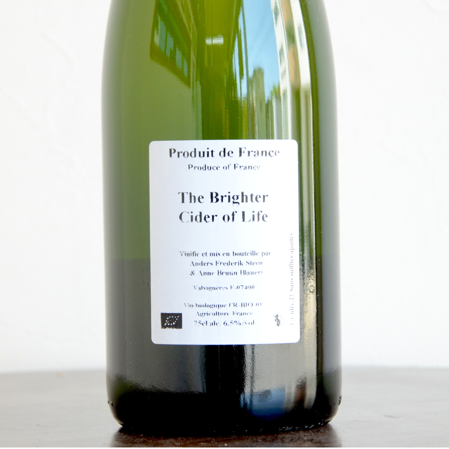 アンダース・フレデリック・スティーン/ザ・ブライター・サイダー・オブ・ライフ シードル The Brighter Cider of Life2021