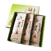 深蒸し茶ギフトセット箱入り