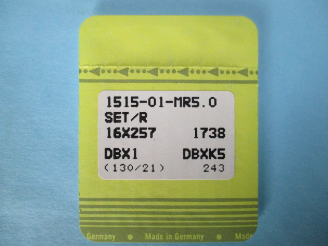 シンガー(SINGER) 1515-01-MR (DBx1MR) (16X257MR)　【10本入り】