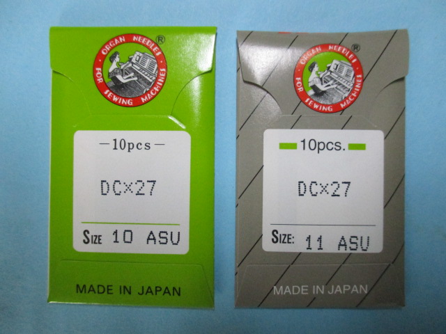 オルガン針　DC X 27 (ASU 化繊スーパー針)  【10本入り】