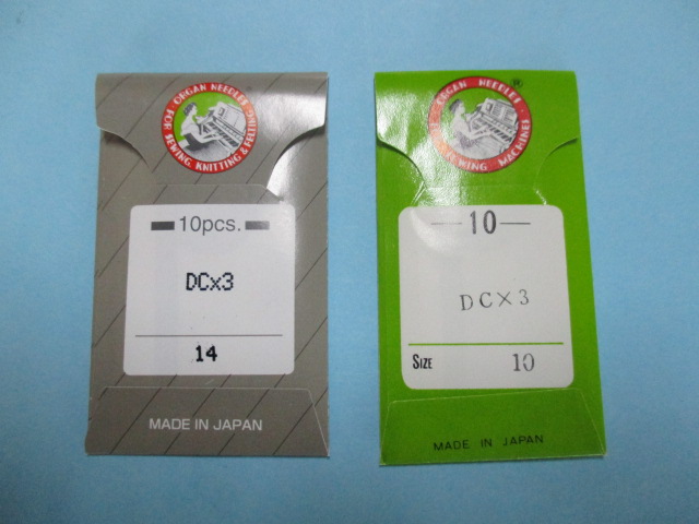 オルガン針　DC X 3  【10本入り】