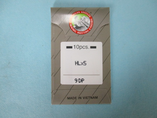オルガン針　HL X 5 【家庭用ミシン針仕様の職業用ミシン用】 【10本入り】
