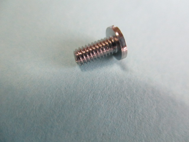 止めネジ　「送り歯止めの　ネジ山」　「頭大タイプ」