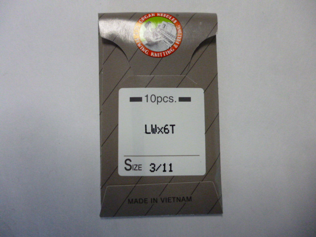 オルガン針　LW X 6T  【10本入り】