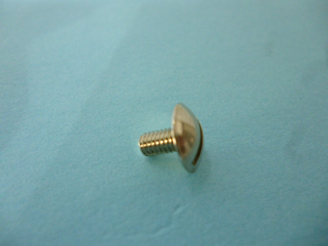 止めネジ　「ラッパ止め」　「丸頭」　「首下6.5mm」