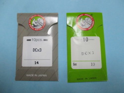 オルガン針　DC X 3  【10本入り】