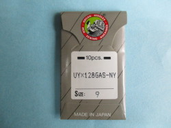オルガン針　UY X 128GAS-NY2 (目飛び対策針)  【10本入】