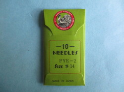 オルガン針　PYE-2  【10本入り】【旧在庫品】