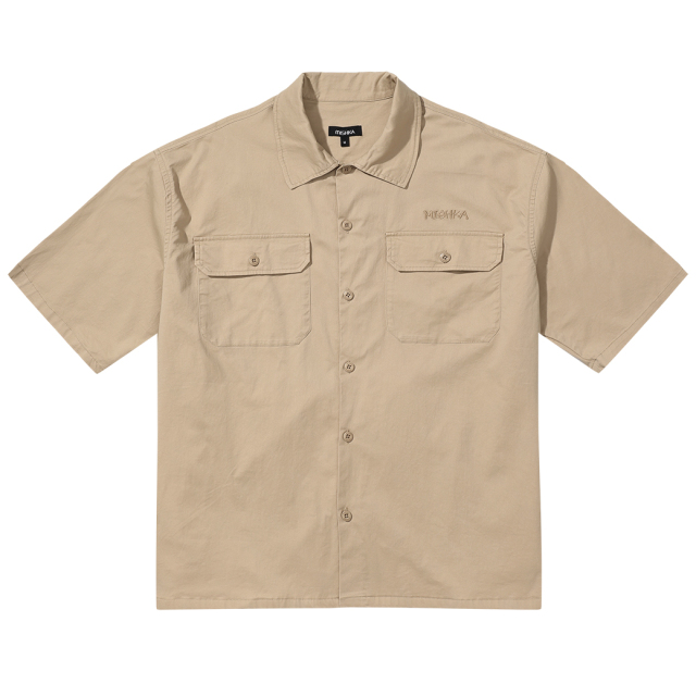 カドヤ] カットソー MOTO WORK SHIRT カーキ M（ガボール