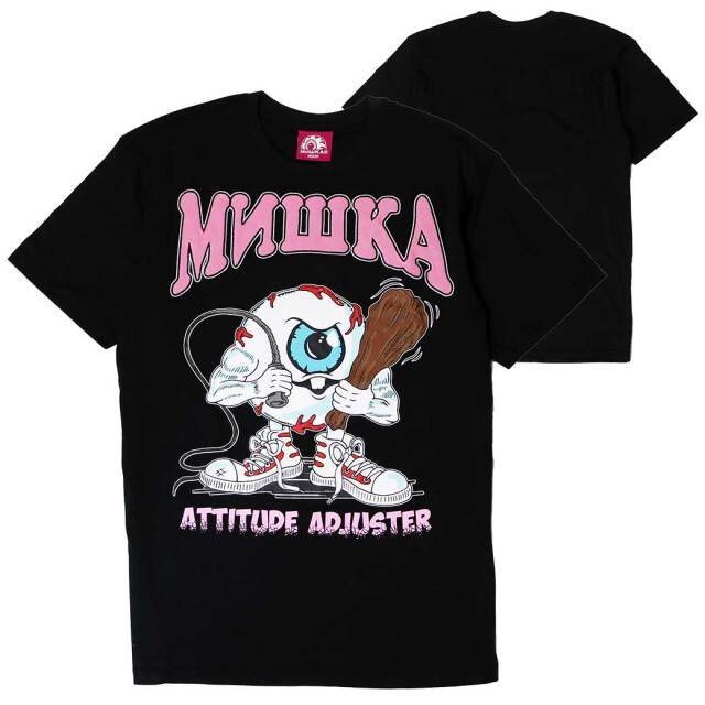 ATTITUDE ADJUSTER SS TEE (BLACK/MSK-148-BLK)