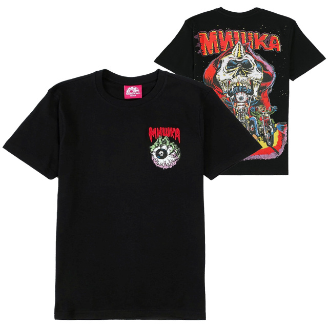 BIKER SS TEE (BLACK/MSK-161-BLK)
