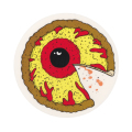 PIZZA KEEP WATCH STICKER (EX19ST12)