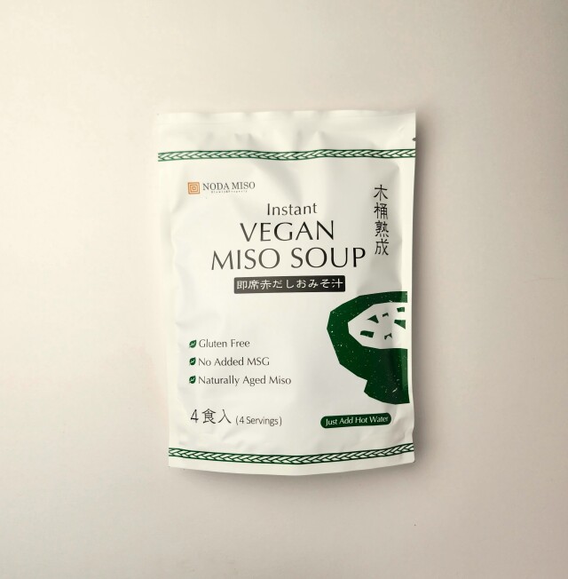 Instant VEGAN MISO SOUO 4食入