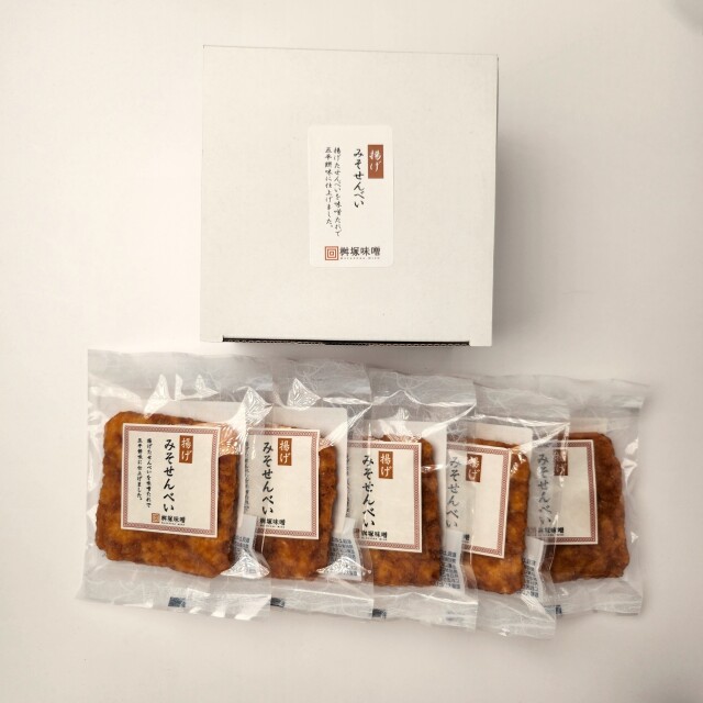 せんべい糀みそ5枚入箱