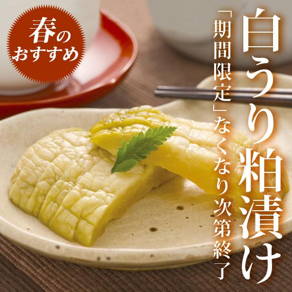 石井味噌の白瓜の粕漬