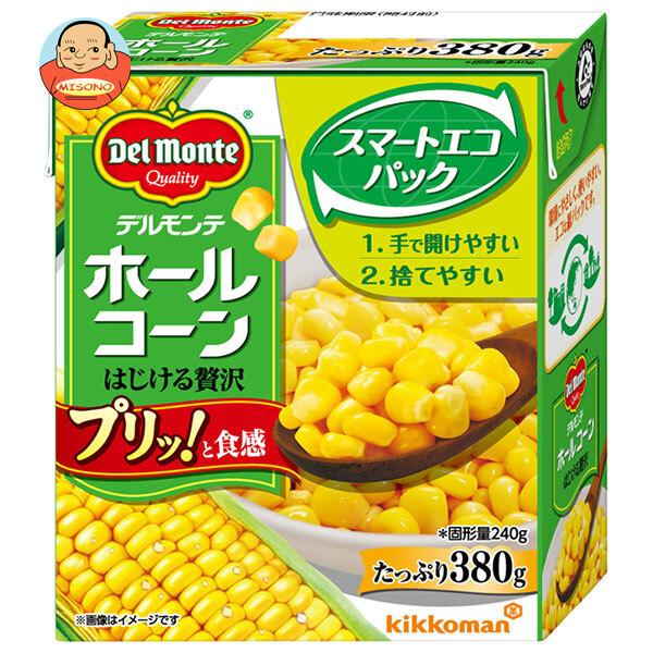 デルモンテ ホールコーン はじける贅沢 380g紙パック×24個入