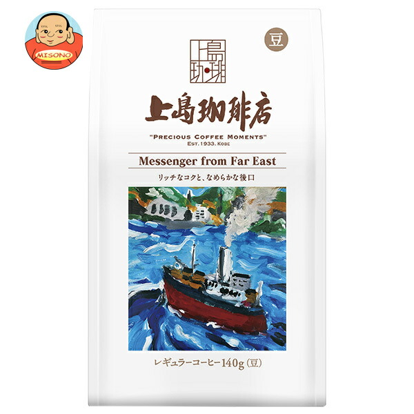 UCC 上島珈琲店 炒り豆 Messenger from Far East 140g袋×12袋入