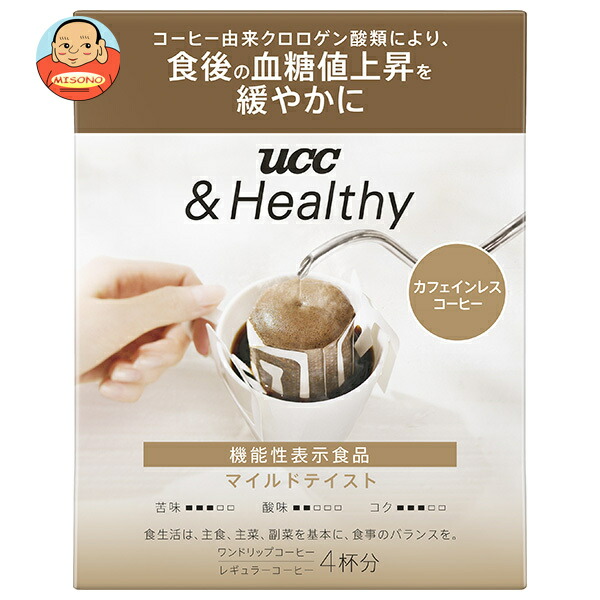 UCC &Healthy マイルドテイスト ワンドリップコーヒー (12g×4P)×12袋入