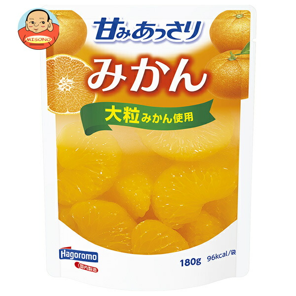はごろもフーズ 甘みあっさり みかん 180gパウチ×6袋入