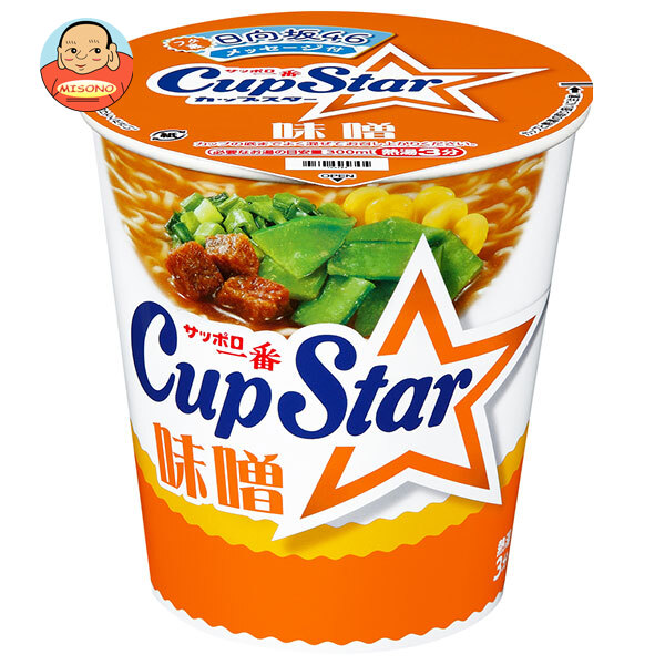 サンヨー食品 サッポロ一番 カップスター 味噌 78g×12個入