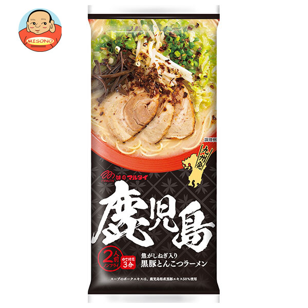 マルタイ 鹿児島黒豚とんこつラーメン 185g×15袋入