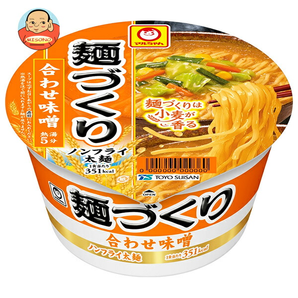 東洋水産 マルちゃん 麺づくり 合わせ味噌 104g×12個入