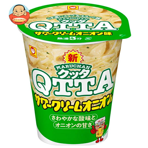 東洋水産 MARUCHAN QTTA(マルチャン クッタ) サワークリームオニオン味 82g×12個入