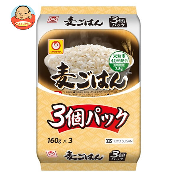 東洋水産 麦ごはん 3個パック (160g×3個)×8個入