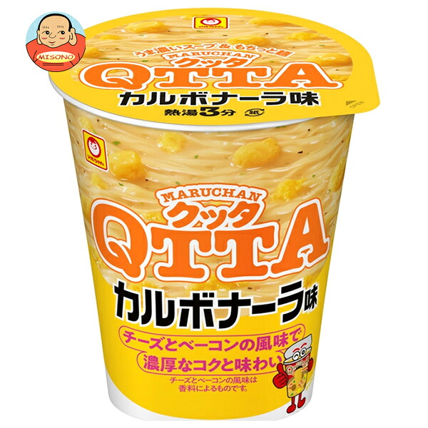 東洋水産 MARUCHAN QTTA(マルチャン クッタ) カルボナーラ味 76g×12個入