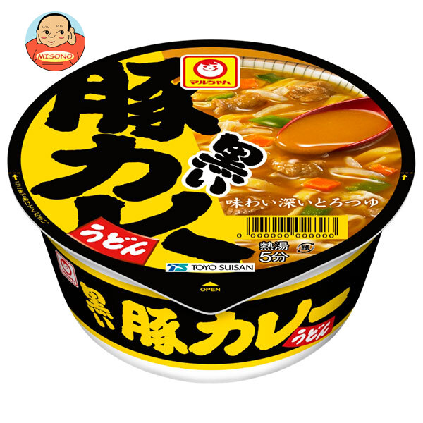 東洋水産 マルちゃん 黒い豚カレーうどん 87g×12個入