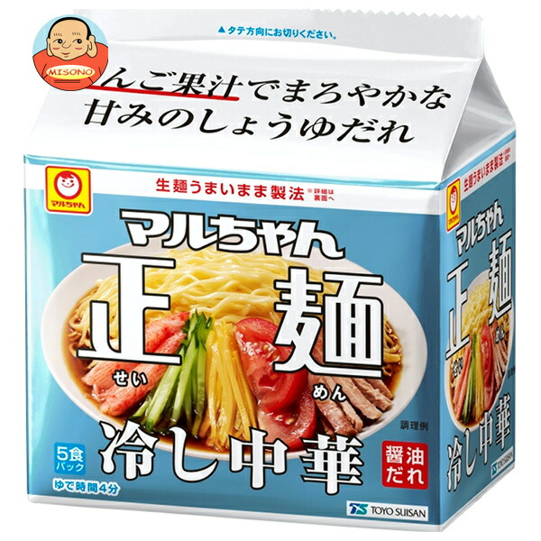東洋水産 マルちゃん正麺 冷し中華 5食パック (118g×5食)×6個入