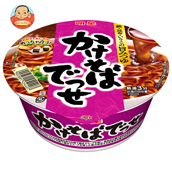 明星食品 かけそばでっせ 67g×12個入