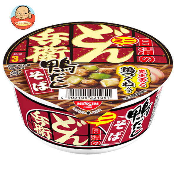 日清食品 日清のどん兵衛 鴨だしそばミニ 46g×24(12×2)個入