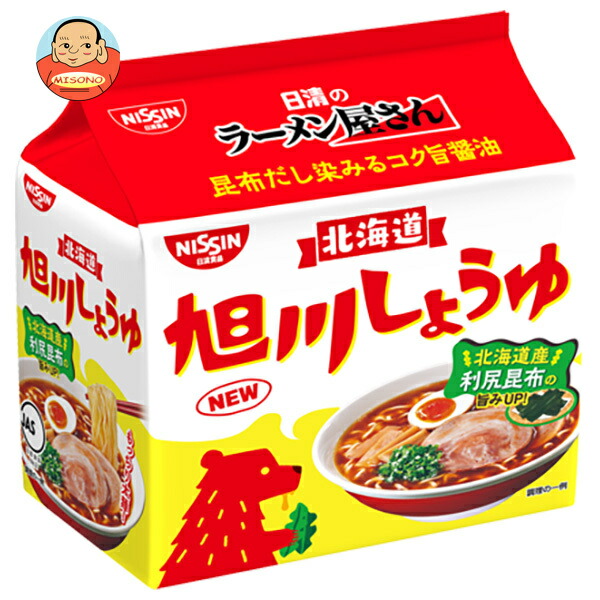 日清食品 日清のラーメン屋さん 旭川しょうゆ 5食パック×6個入