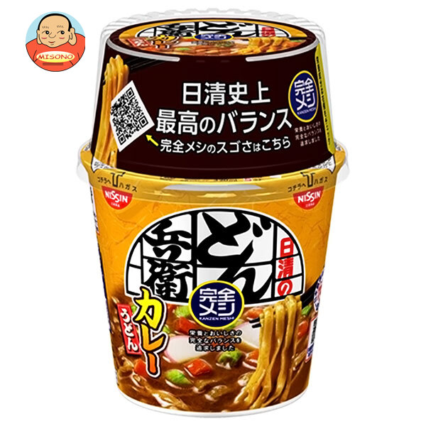 日清食品 完全メシ 日清のどん兵衛 カレーうどん 112g×6個入