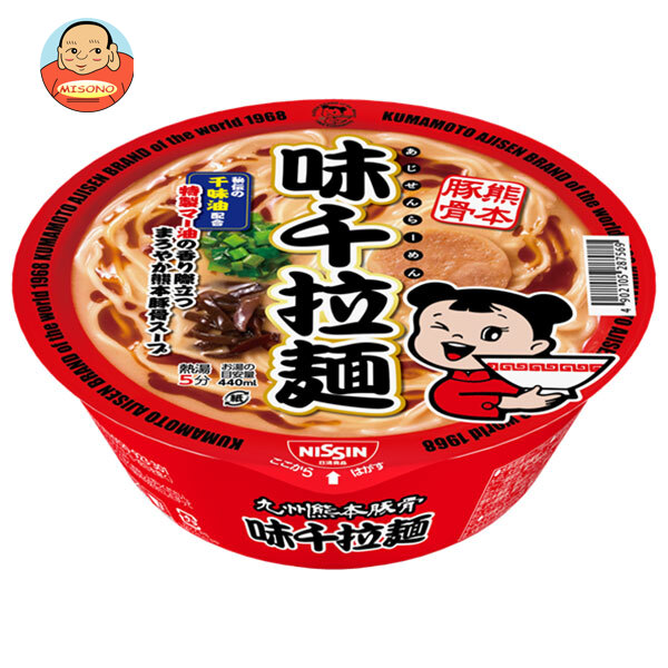 日清食品 九州熊本豚骨 味千拉麺 106g×12個入