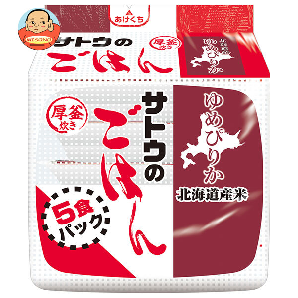 サトウ食品 サトウのごはん 北海道産ゆめぴりか 5食パック (200g×5食)×8個入