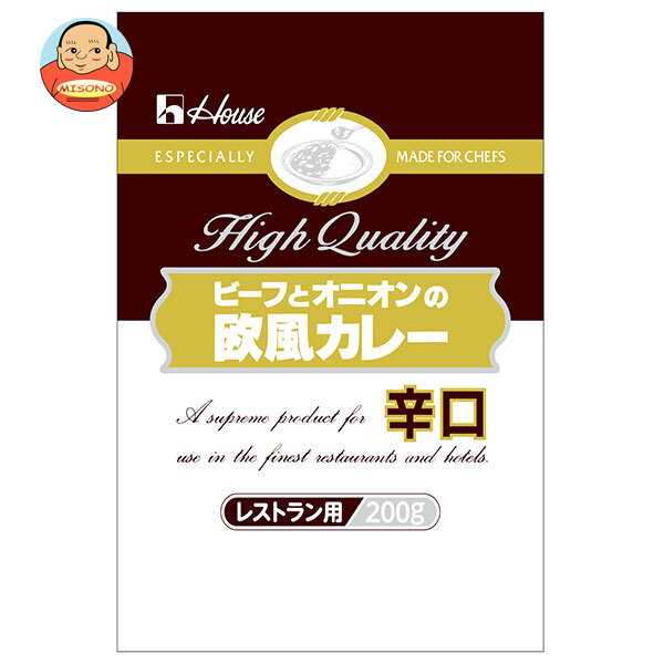 ハウス食品 ビーフとオニオンの欧風カレー 辛口 200g×30袋入
