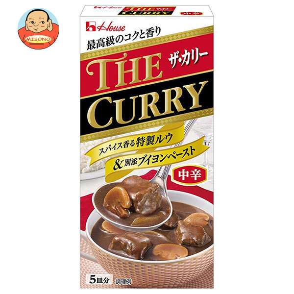 ハウス食品 THE CURRY ザ カリー 中辛 140g×10個入