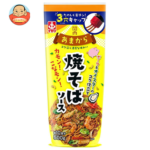 イカリソース 関西あまから 焼そばソース 500g×10本入